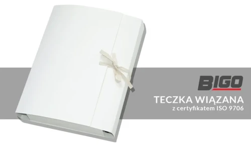 Teczka wiązana ISO 9706 320x250x35 240g op. 50 szt.