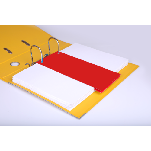 Przekładki do segregowania kolor czerwony 105x240