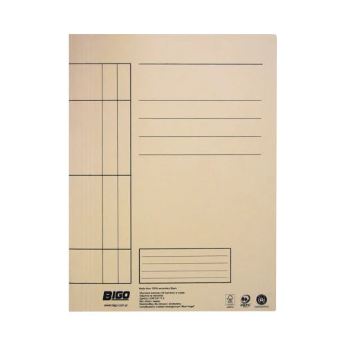 Skoroszyt TINCTA barwiony w masie ecru op. 10 szt.