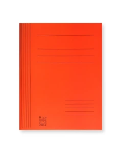 Orangefarbener Ordner ohne Falten Bigo Packung à 10 Stk.