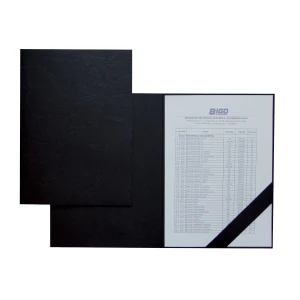 Bezug, schwarzes Leder, Packung à 10 Stk.