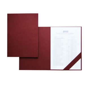 Bezug bordeauxrotes Leder, Packung à 10 Stk.