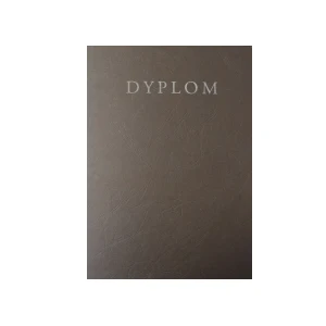 Okładka "Dyplom" skóra brąz op. 10 szt.