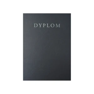 Okładka "Dyplom" skóra czarna op. 10 szt.