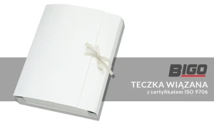 Teczka wiązana ISO 9706 320x230x35 240g op. 50 szt.