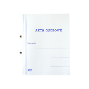 Teczka akt osobowych oczkowa ABCDE Bigo op. 10 szt.