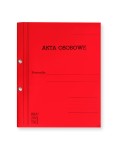Teczka akt osobowych oczkowa czerwona ABCDE Bigo op. 10 szt.