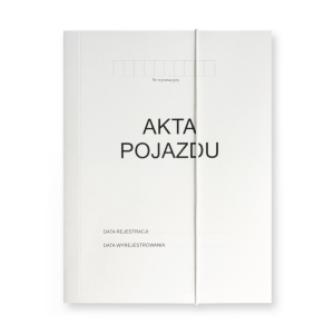 Teczka Akta Pojazdu op. 50 szt.