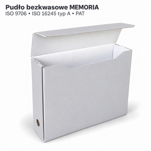 Pudło bezkwasowe Memoria 80 ISO 9706, ISO 16245 TYP A, PAT .jpg