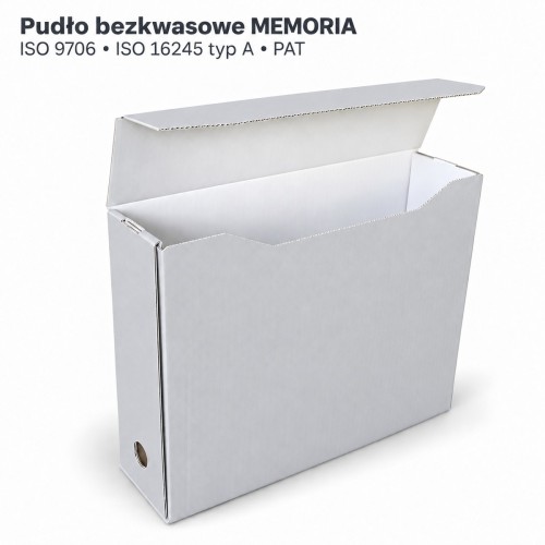 Pudło bezkwasowe Memoria 100 ISO 9706, ISO 16245 TYP A, PAT.jpg