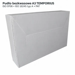 Pudło archiwizacyjne bezkwasowe TEMPORIUS  505X340X110 A3+